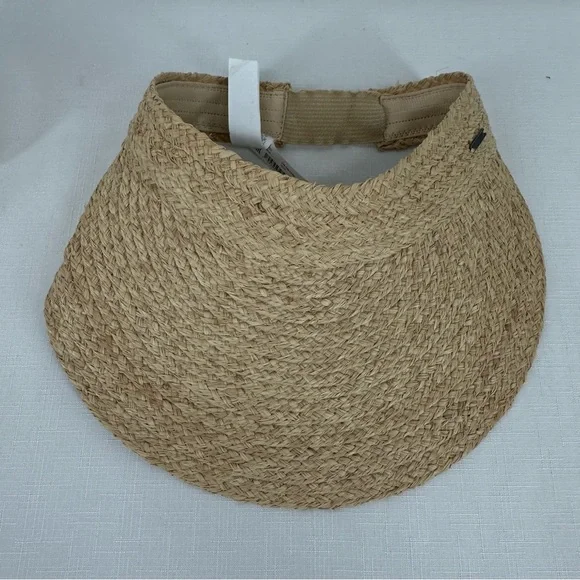 ROXY Women’s Small / Medium Always In Bloom Straw Roll Up Visor - Picture 5 of 15